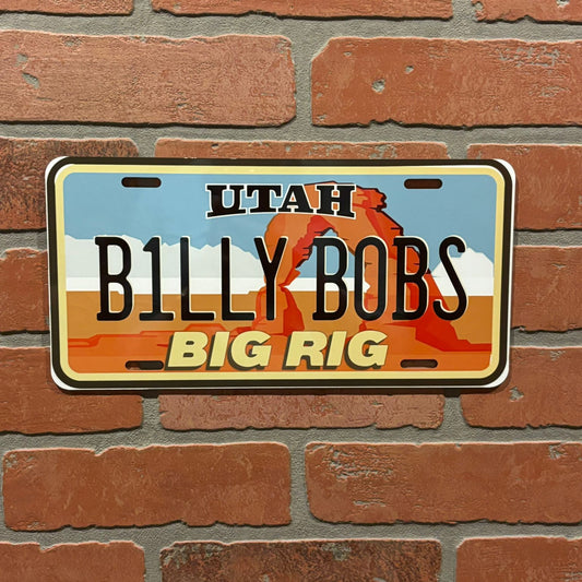 Billy Bob's Number Plate