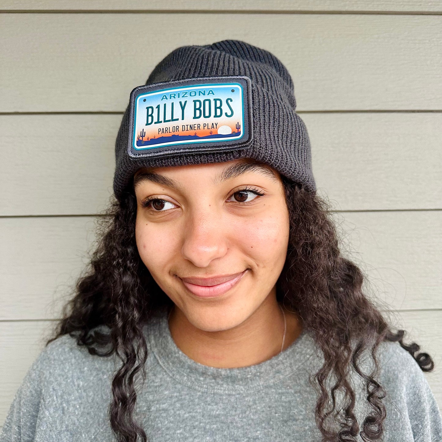Beanie Hat Removable Patch - Adult