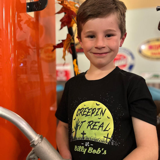 Halloween Kids Short Sleeved Creepin' It Real Tee