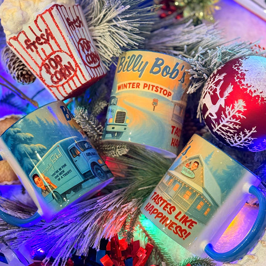 Winter Pitstop Ceramic Mug