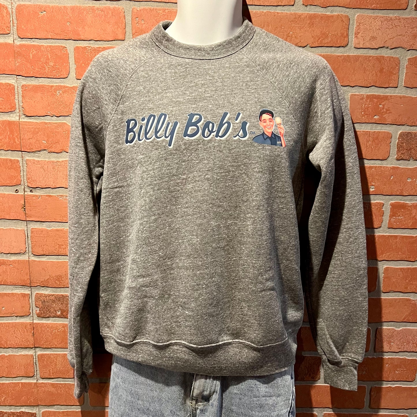 Unisex Crew Neck Sweatshirt "Billy Bob's Ice Cream"