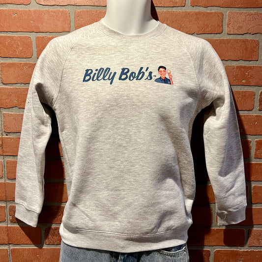 Kids Heather Grey Sweater "Ice Cream - Billy Bob's"