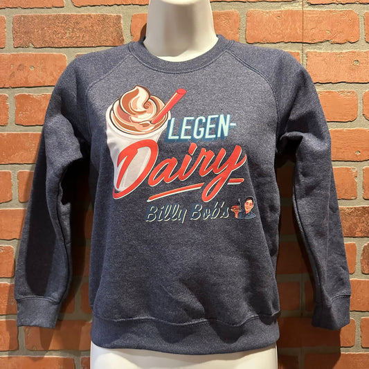 Kids Denim Blue Sweater "Legen-Dairy"