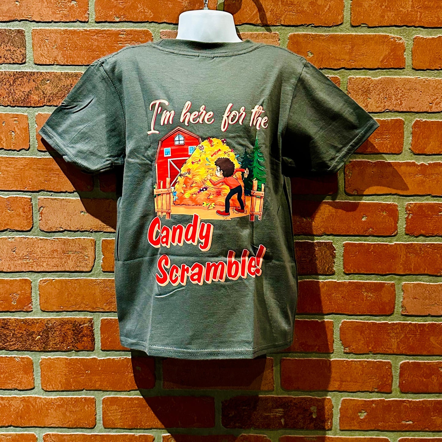 Halloween Youth Short Sleeve Candy Scramble Tee